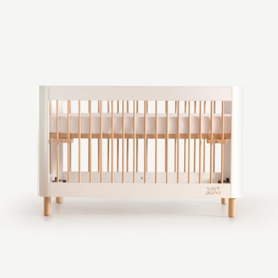 Bonbons Baby Cot - Wood-White